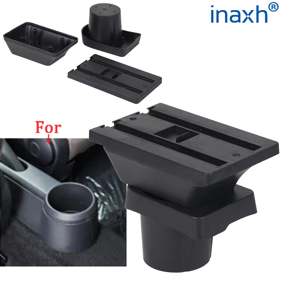 For Volkswagen UP Armrest Box For Skoda Citigo VW UP Seat Mii Car Armrest Console Storage Box Cup Holder Car Accessories