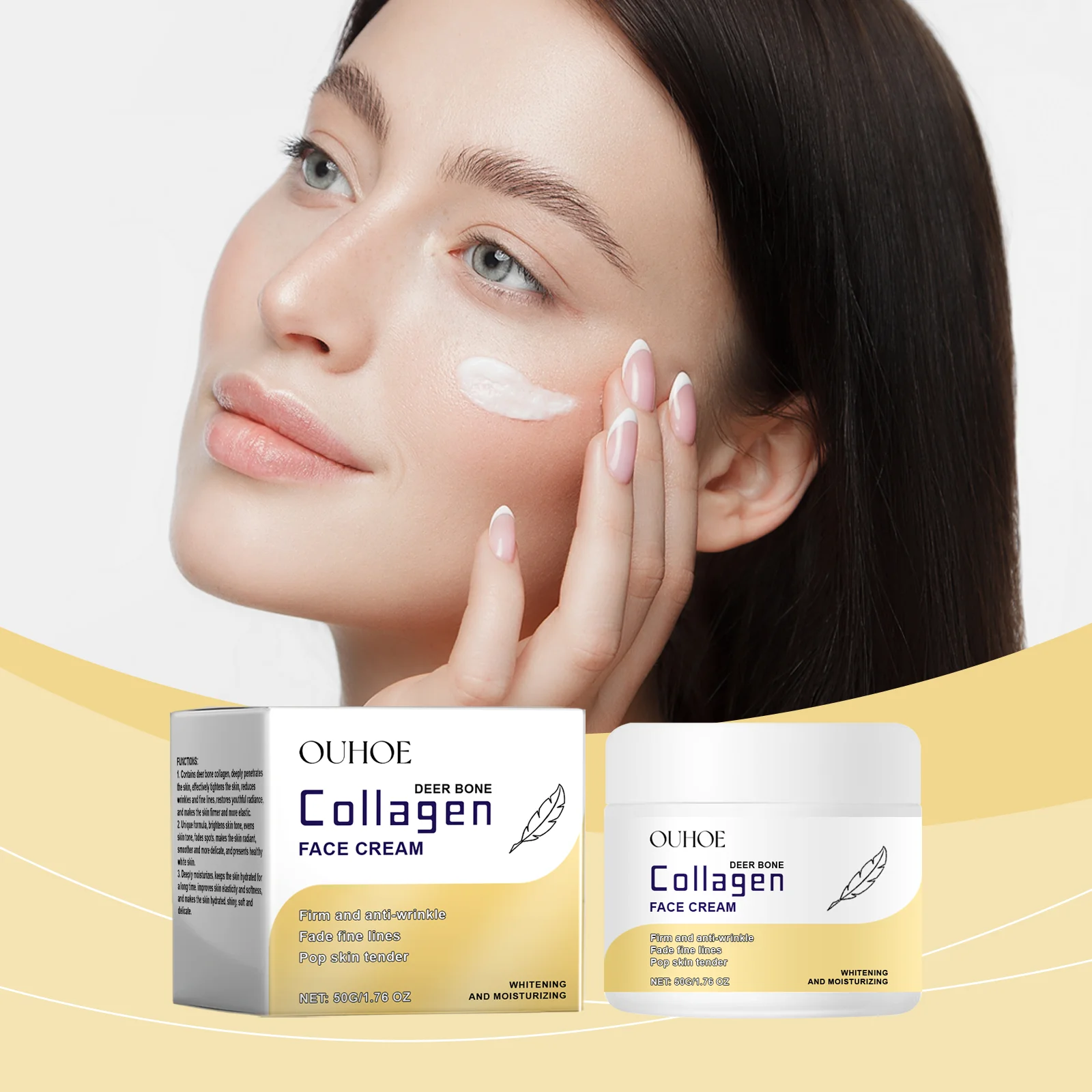 Collagen Firming Cream - Hydrating Luminous, Firming Lifting, Smooth Facial Care