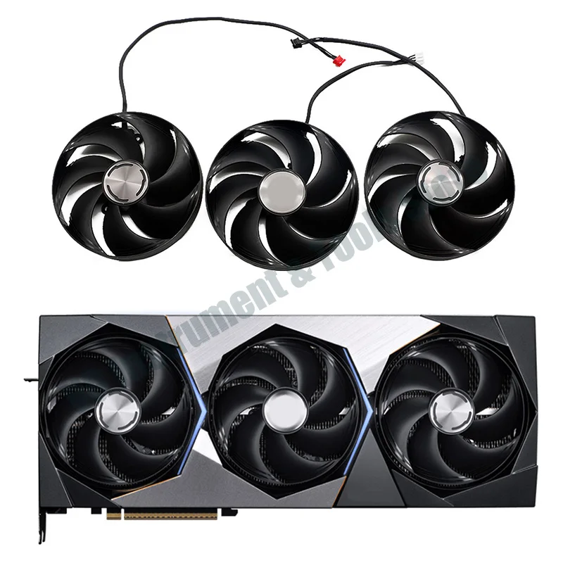 Für PLD10020B12H RTX5080 RTX5090 Grafikkarten Kühlung GPU-Kühler Grafikkartenlüfter für MSI GeForce RTX 5070 Ti 5080 5090 SUPRIM – Detail 1