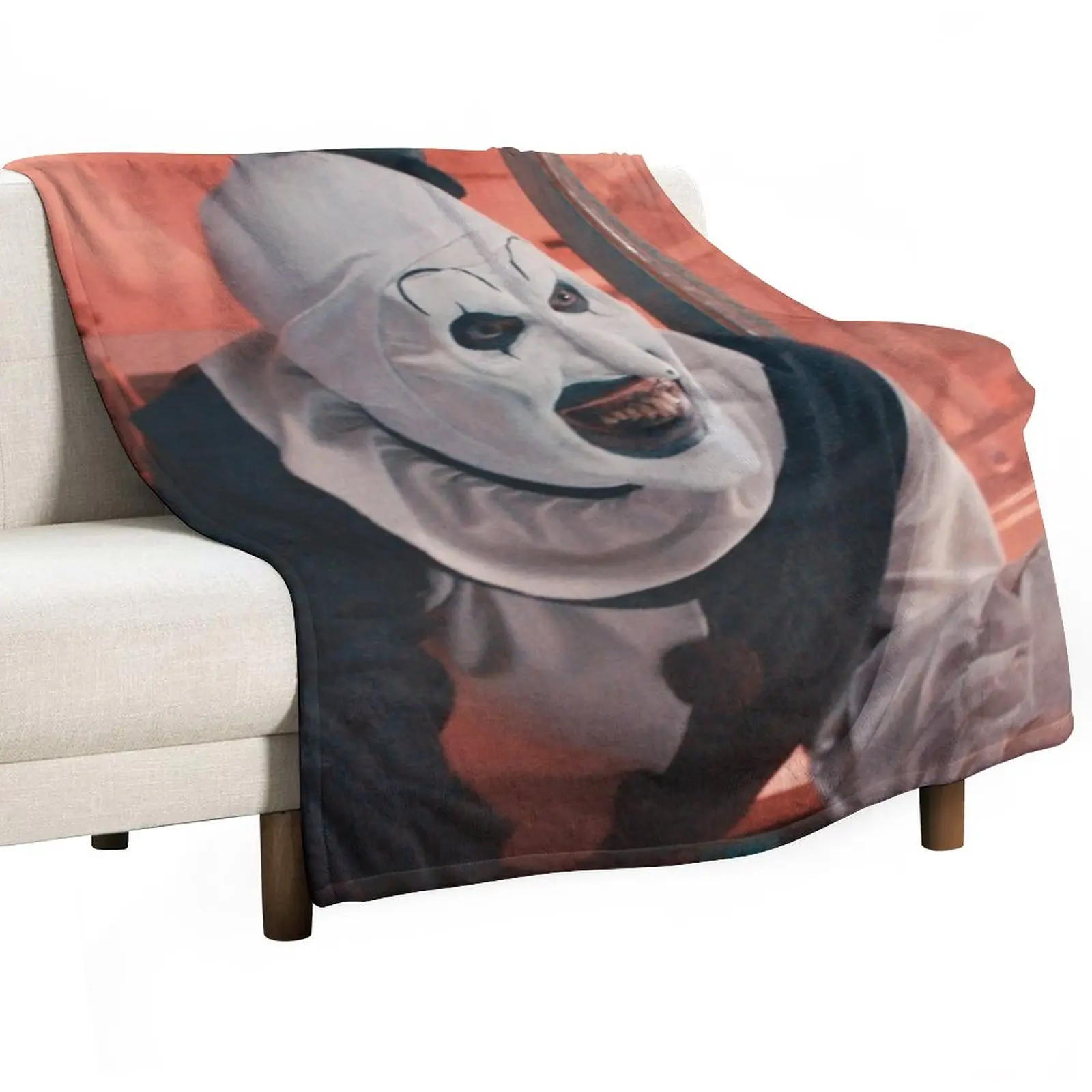 

New Art The Clown - Terrifier Throw Blanket For Sofa Personalized Gift Beach Blanket Sleeping Bag Blanket