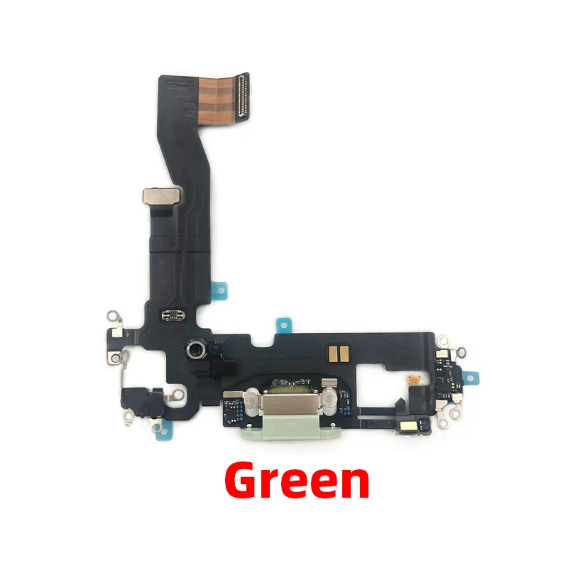 Original For iphone 12 Charging Port Flex Microphone Mini USB Charger Dock Connector Repair Replacement Parts