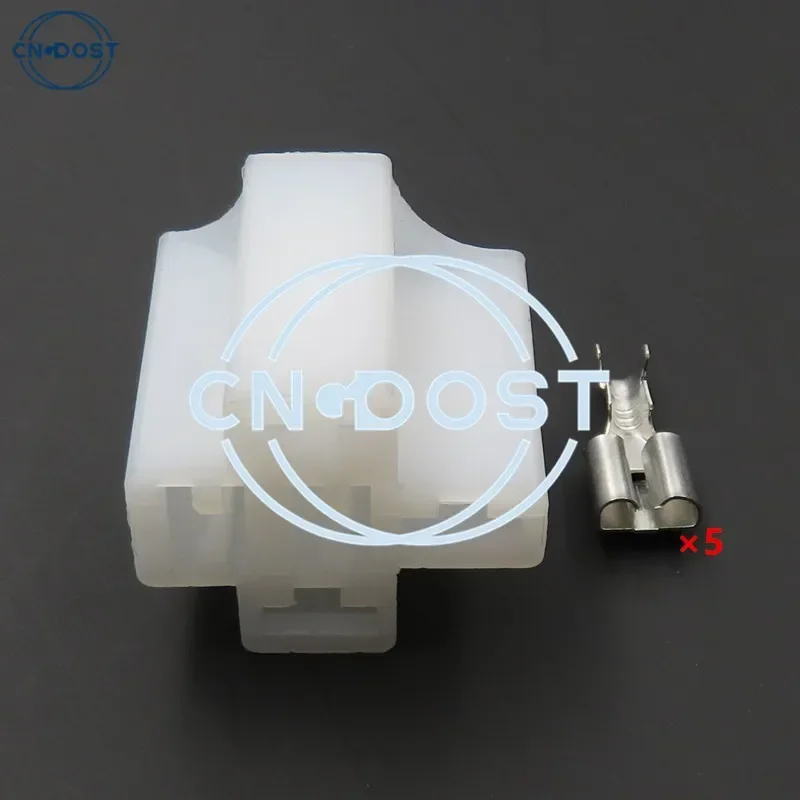 1 Set 5 Way AC Assembly Relay Holder Relay Plug Automotive Wire Socket Connector With Terminals Pins