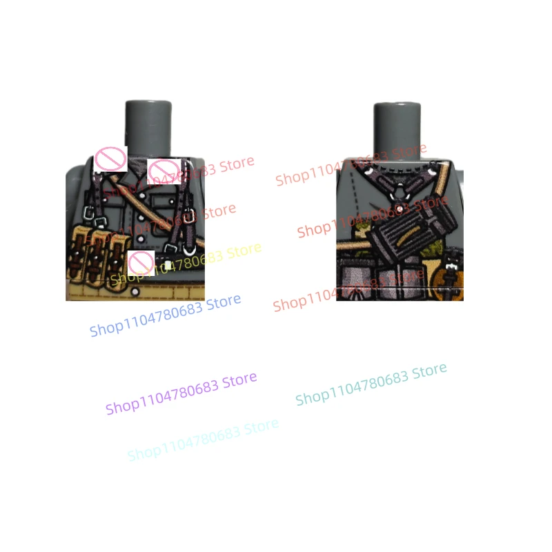 

MOC новые военные строительные блоки, мини-кукла, немецкие шестисторонние игрушки с принтом, праздничные подарки, коллекционные украшения