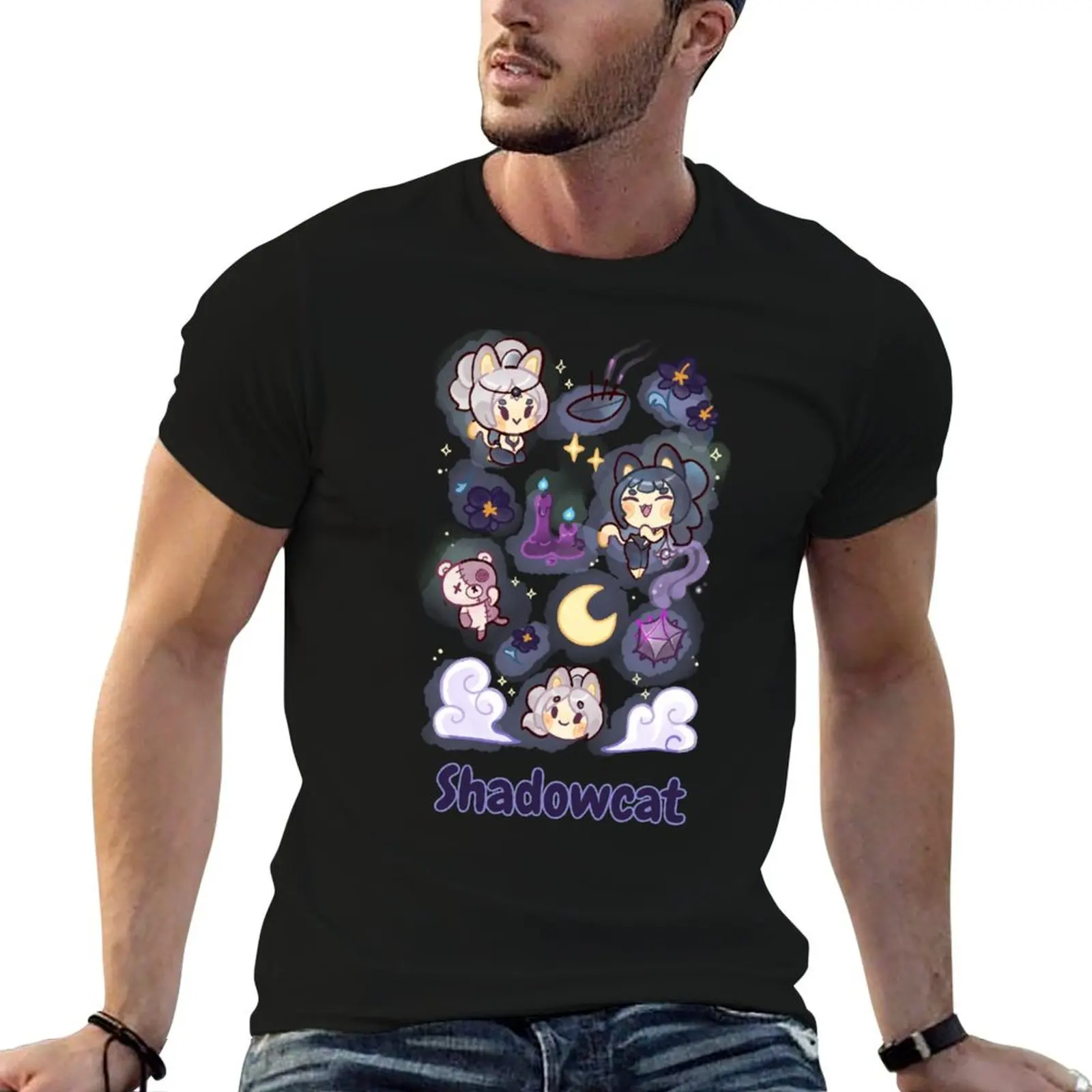 

Shadowcat T-Shirt graphic shirts summer top vintage anime shirt mens champion t shirts