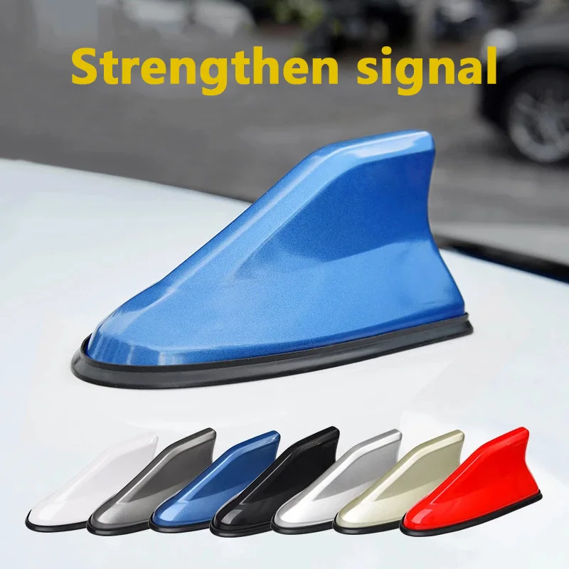 

Newest Upgraded Signal Universal Car Shark Fin Antenna Auto Roof FM/AM Radio Aerial Replacement for BMW/Honda/Toyota/Hyundai/Kia