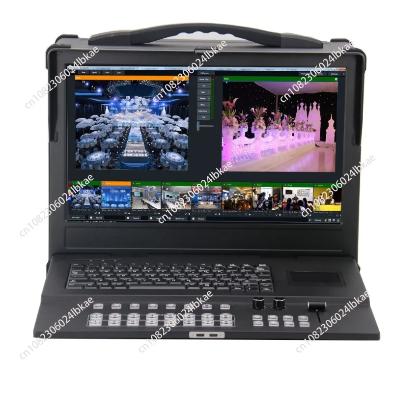 Professional Live Streaming Machine Video Studio Mixer Switcher TV Station 10 Channel  Broadcasting Equipment