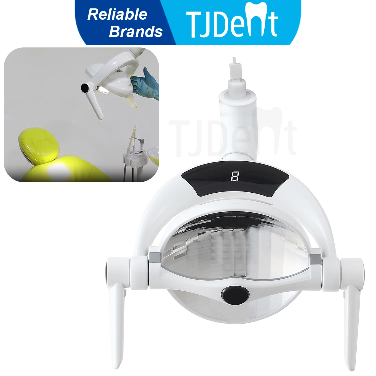 

TJDent 1PCS Dental Oral Lamp Reflection LED Light with Sensing Function Dentist Chair Unit Dentistry Equipment Accessories Tools