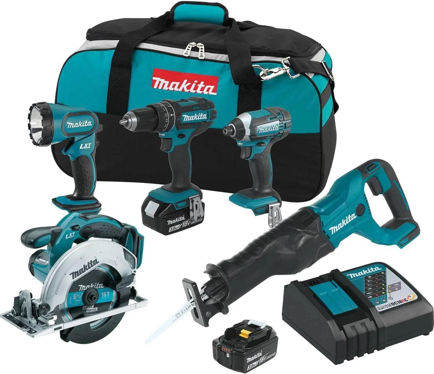 Lithium-Ion Cordless 5-Pc. Combo Kit (3.0Ah)