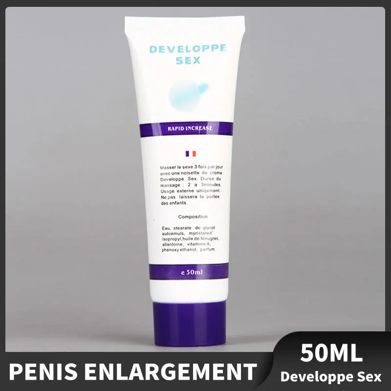 Men Developpe Sex Cream Delay Male Penis Enlargement Cream 50ml Lubricant Oil Big Dick Thickening Growth Erection Gel Strong Man