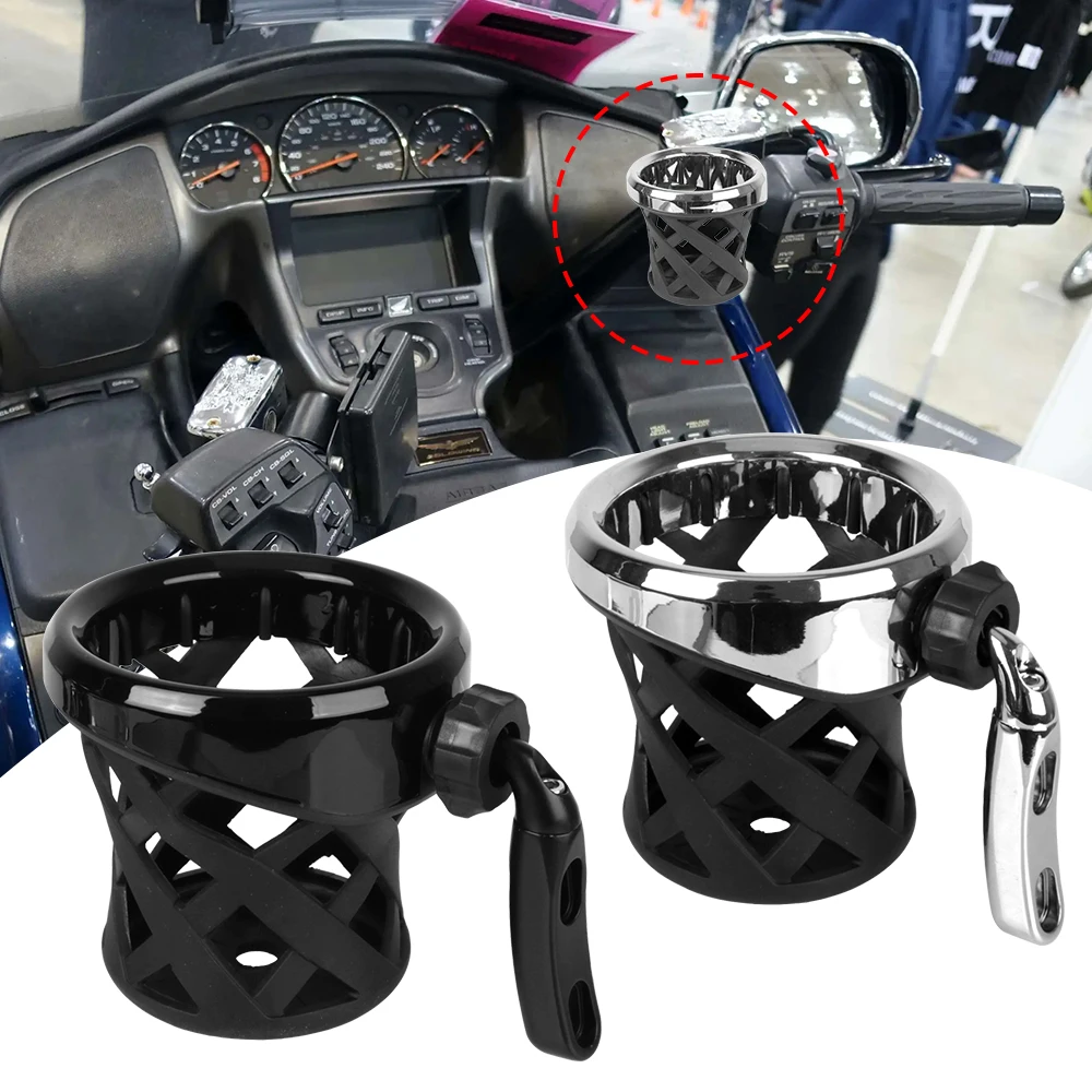 

Motorcycle Handlebar Cup Holder Motorcycle Modified Accessories Drink Mounted Drink Cup Holder For Honda Goldwing GL1800
