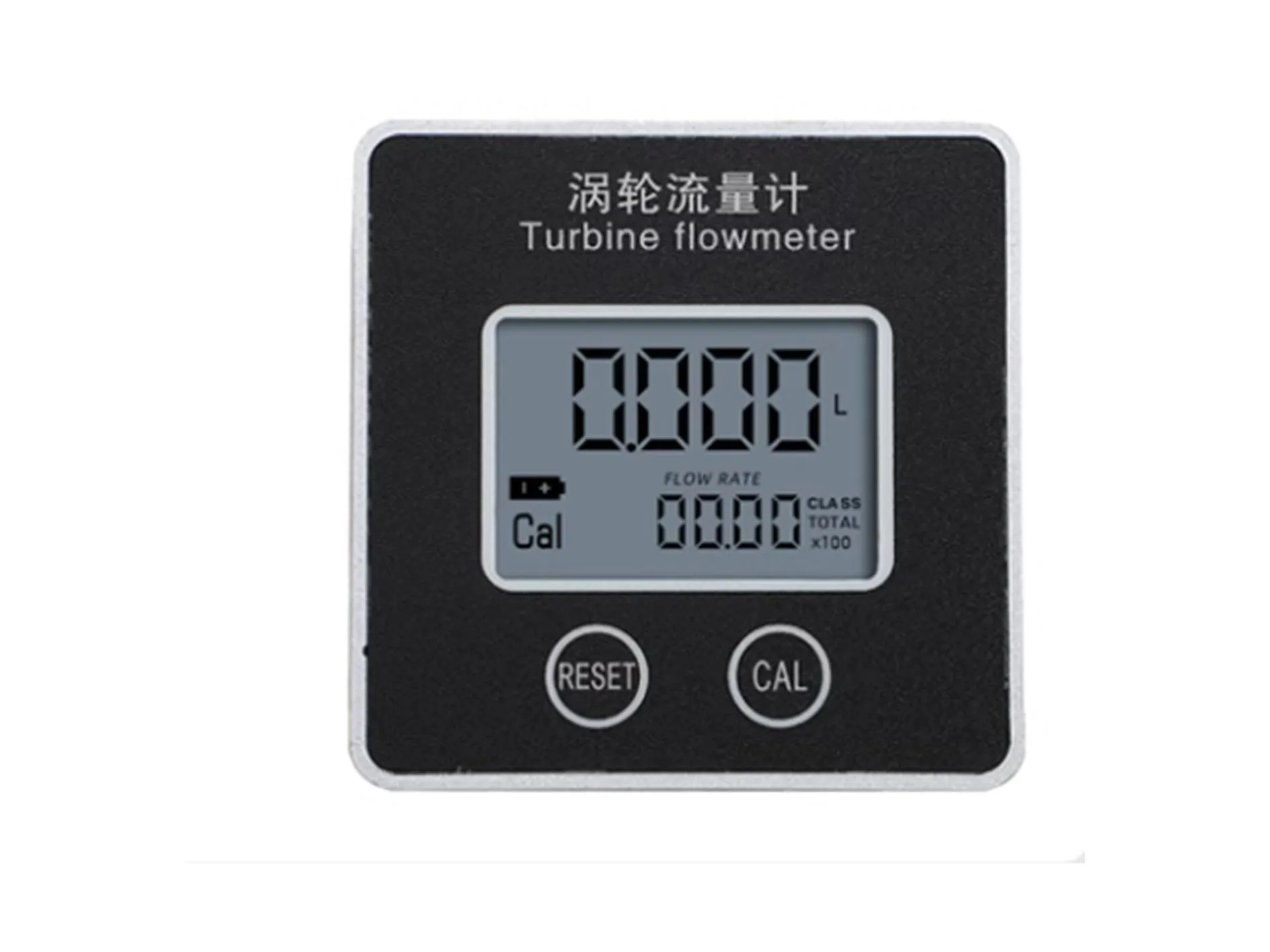 K24 stainless steel turbine flow meter chemical methanol diesel gasoline electronic digital display liquid waterproof