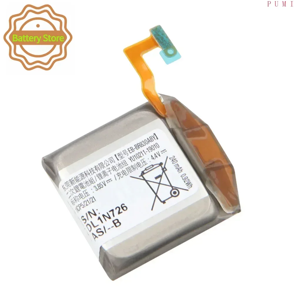 For Samsung Galaxy Watch Active2 40mm SM-R830 SM-R835 Watch3 41mm SM-R850/R855 Battery EB-BR830ABY Replacement Batteries