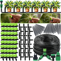 5M-30M 1/4'' Drip Irrigation Kit hose Garden Watering System DIY Tee Connector for Balcony Bonsai Potted Flower Plant Greenhouse