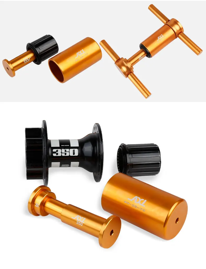 Bicycle Quick Release Thru Axle Hub Bearing Installation Removal Tool Bike XD DT350 Freehub Hub Body DT Ratchet Star Repair Tool