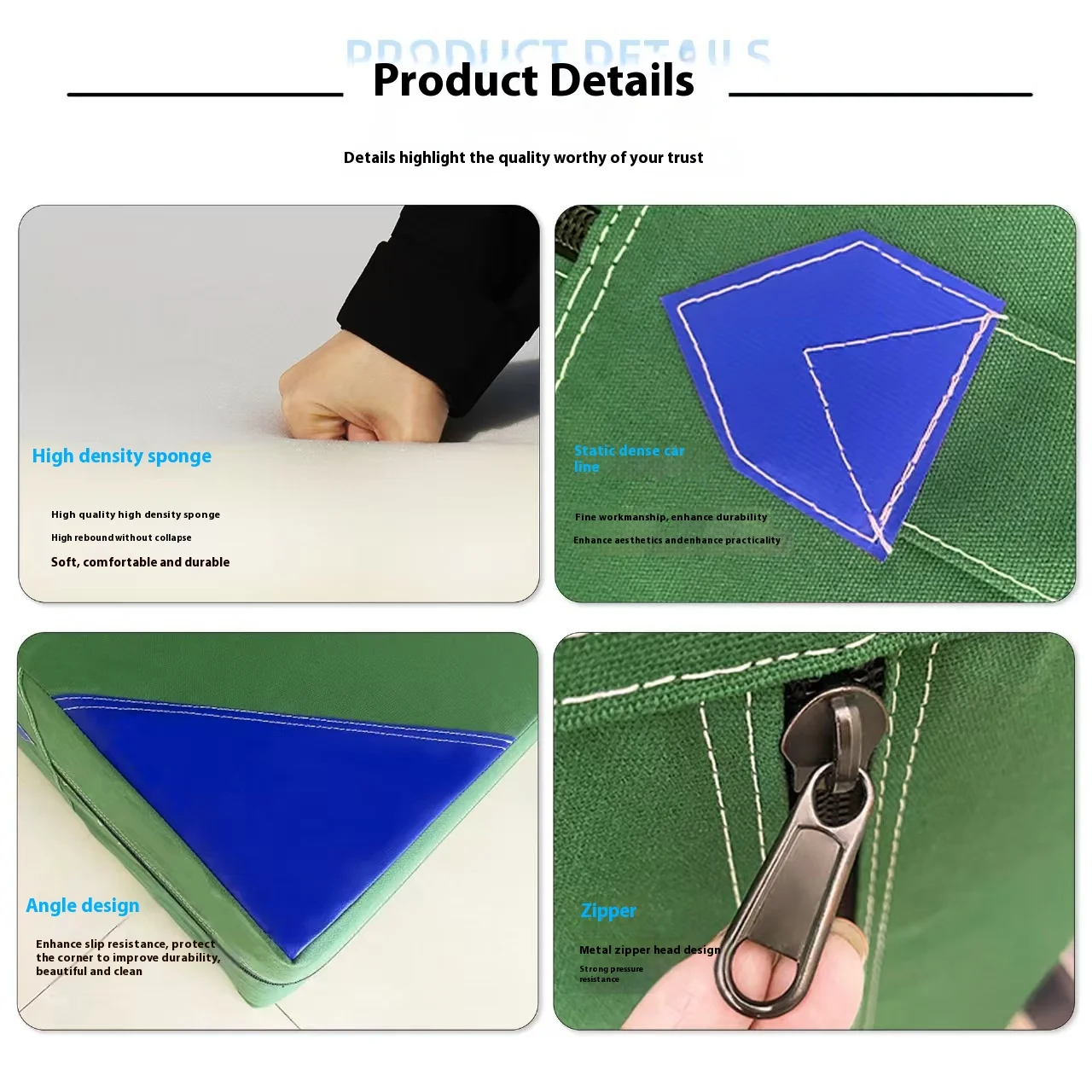 For High Jump Mat Somersault Anti-Fall Gymnastics Mat 80% Thickened Canvas Sponge EVA Foldable 3m 20cm Training Protective Matpr