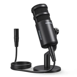 Maono Dynamische XLR PC-microfoon Volledig metalen gaming-uitzending Opname Streaming Werkt voor audio-interface Geluidskaartmixer PD100