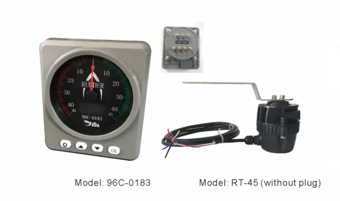 Gran oferta FD-6E NEMA 0183 sistema indicador de ángulo de timón Digital para Mairne Ship