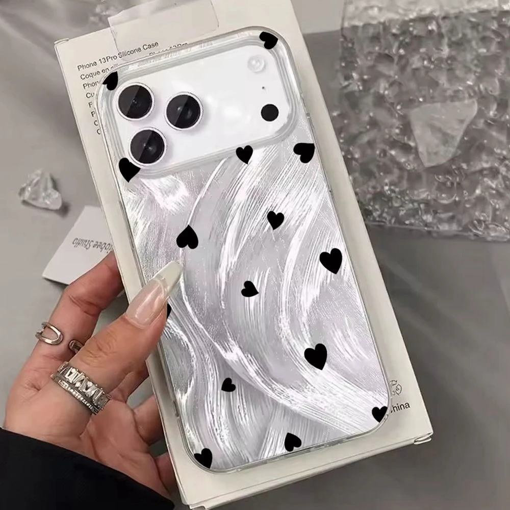 INS Koreanische Niedliche Herz-Schleife Mädchen Handyhülle für Xiaomi Redmi Note 15 14 13 12 11 11S 10S 8 9 Pro 15C 14C 13C A3 A1 9A A5 9C