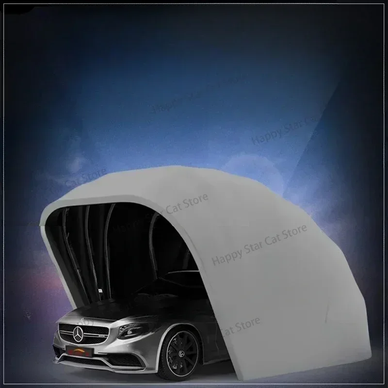 5.5m Semi-automatic Fully Automatic Mobile Garage Anti Exposure Folding Retractable Garage Sunshade