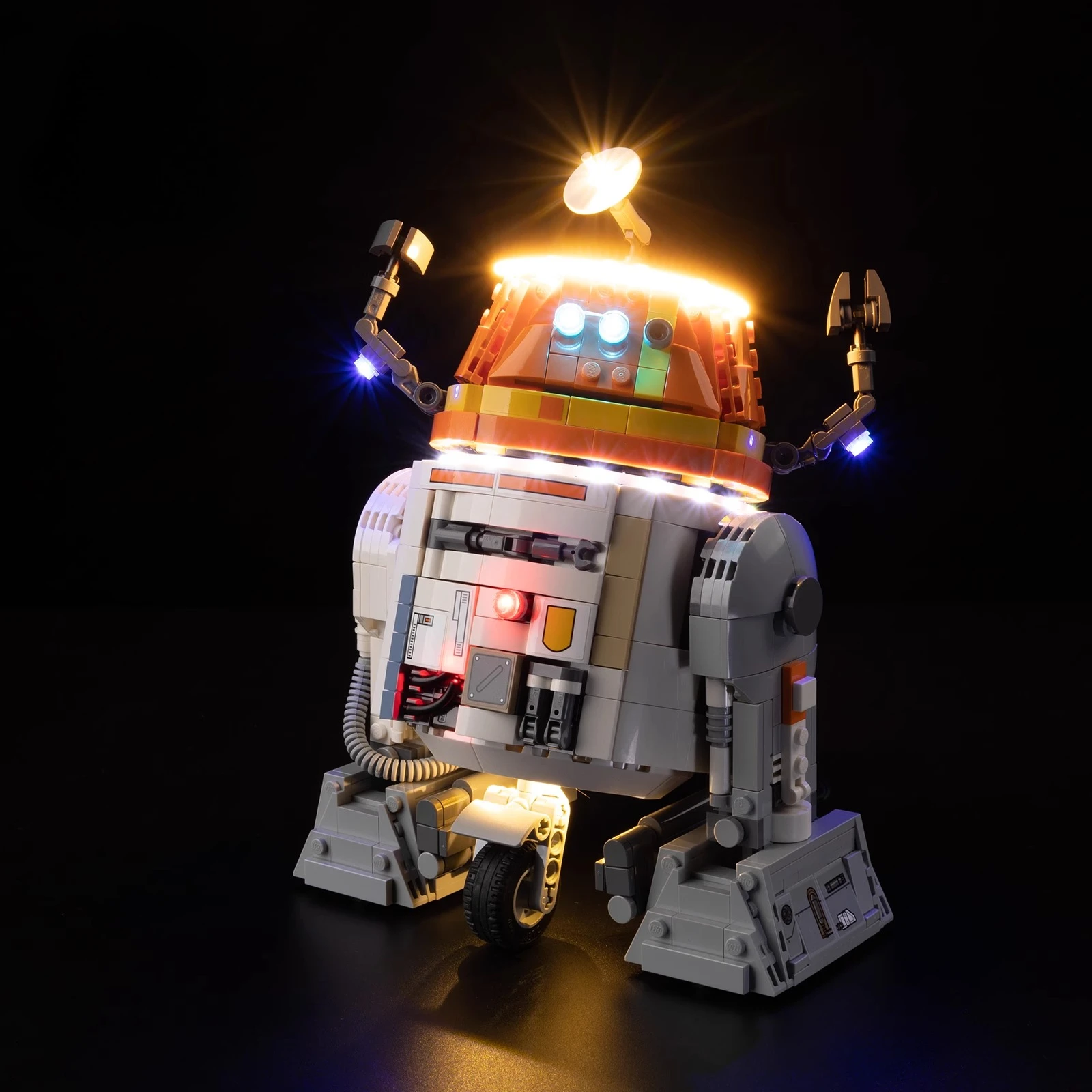 Not Include Model LED Light Set for Chopper (C1-10P) Astromech Droid 75416 Building Blocks Bricks DIY Lamp Toys Set