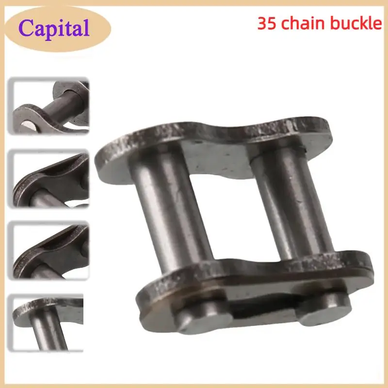 Industrial Transmission Single Row Short Pitch Roller Chain with Carbon Steel Full Buckle Chain Buckle