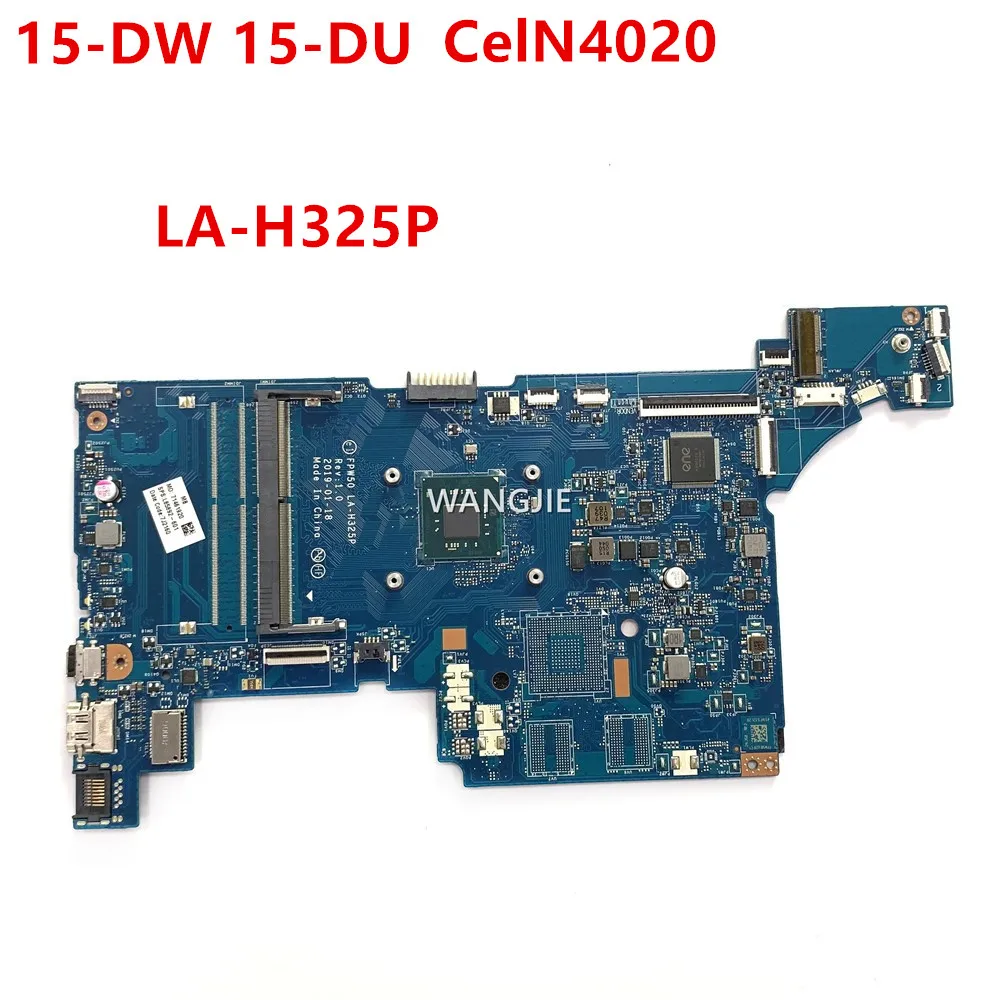 

L85892-601 L85892-001 For HP Pavilion 15-DW 15-DU Laptop Motherboard FPW50 LA-H325P UMA CelN4020 WIN 100% Working