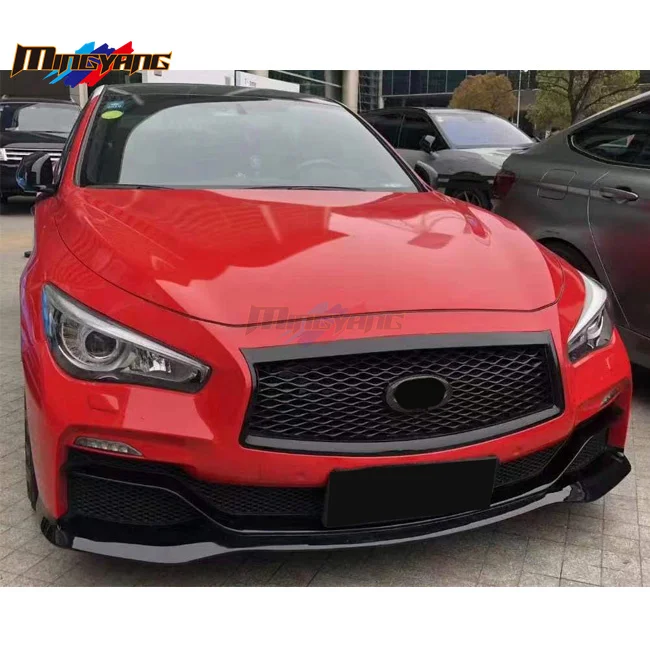 High quality pp plastics EAU Rouge concept design bodykit grill car bumper accessories for Infiniti 2015+ Q50 body kit