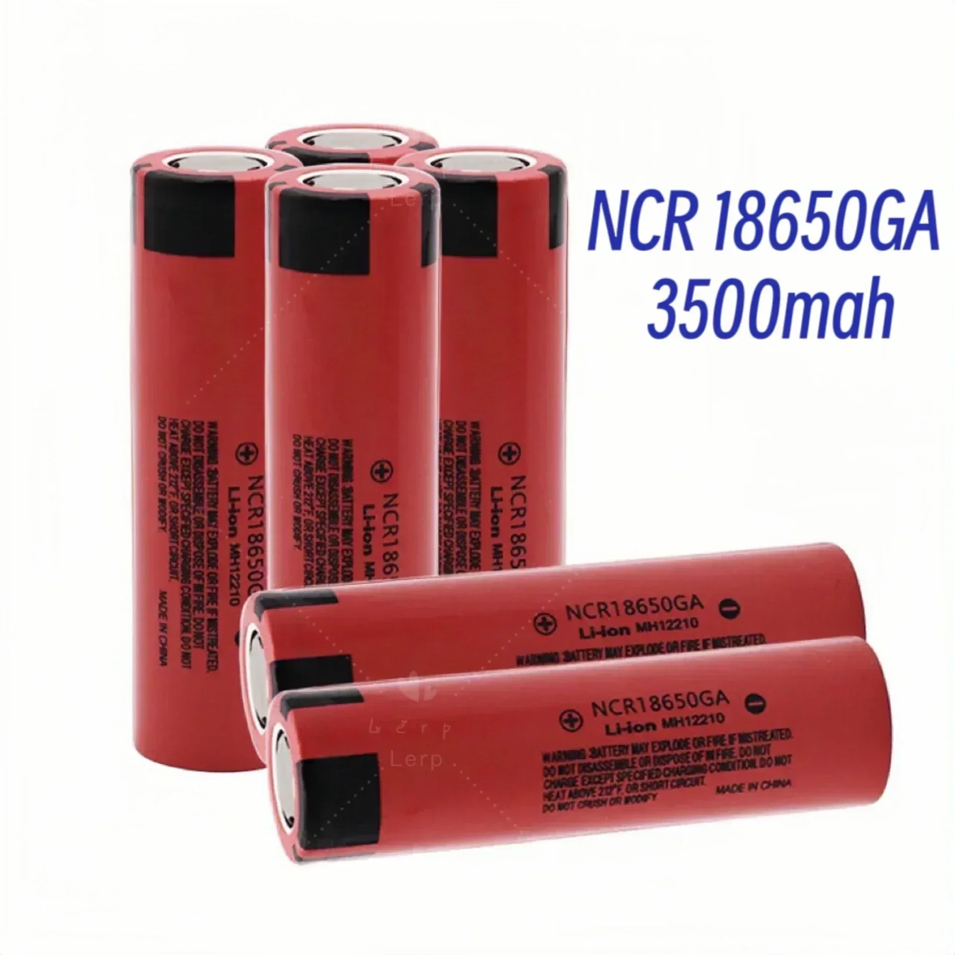 GA 18650 GA 30A of 3.7V 3500mAh 18650 rechargeable flat-top lithium battery