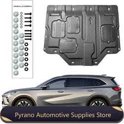 Under Engine Guard Splash Shield Mud Fender Cover Plate Fender Mudguard Protector For Buick ENVISION PLUS 2021-2024 Car Black