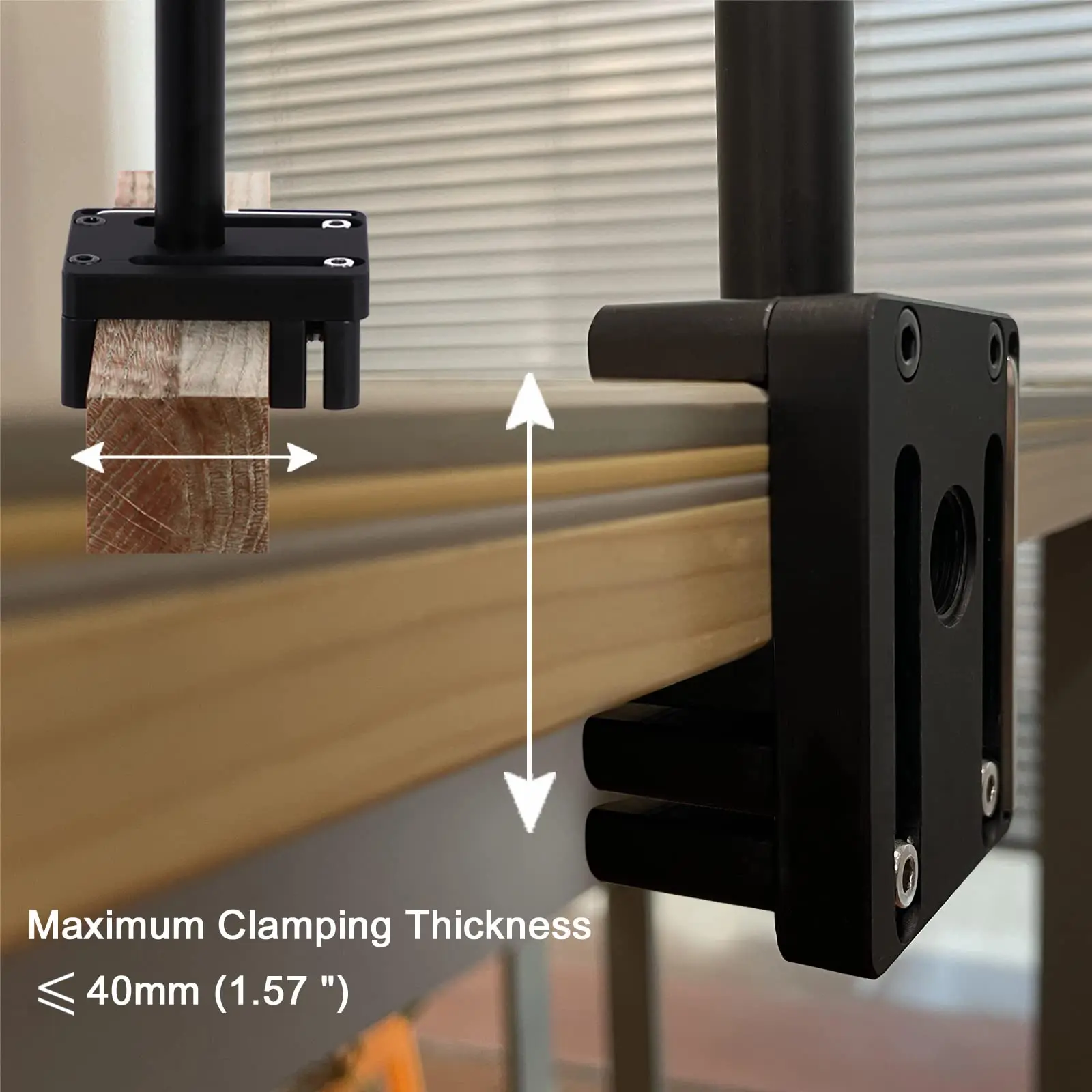 CPAP Hose Holder Hanger, Height Adjustable Tube Lift Support provides 2 Clamping Sides Avoid Tangling Prevent Blockage C clamp