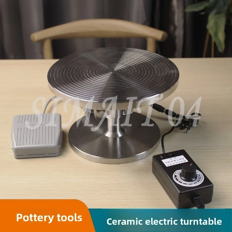 

Керамический вращающийся поднос, электрический вращающийся поднос из нержавеющей стали, регулируемая скорость