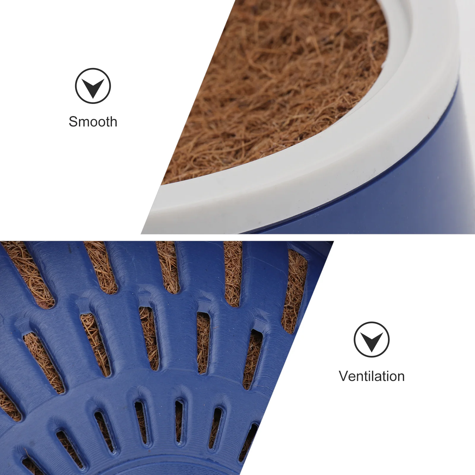 

Blue Pet Bird Nest Pigeon Plastic Basin Coir Pad Reusable Lightweight Nesting Mat for Pigeon Breeding Supplies Dove Nesting