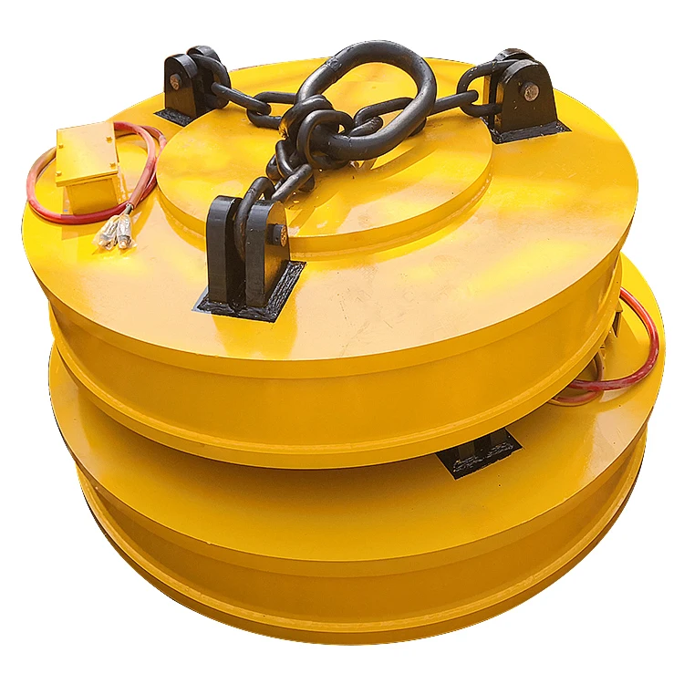 1200mm Diameter Heavy Duty Electromagnet Lifting Scraps for Crane Excavator Powerful Industrial Metal Handling Hoist Tool