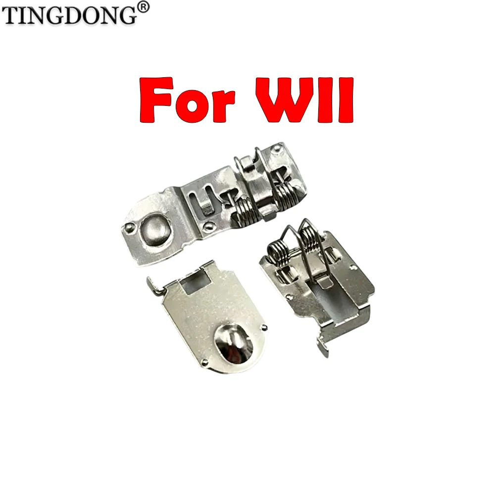 Battery Terminals Spring Contacts, Replacement Battery Spring Parts for Wii Game Remote Controller, Joystick Accessorie