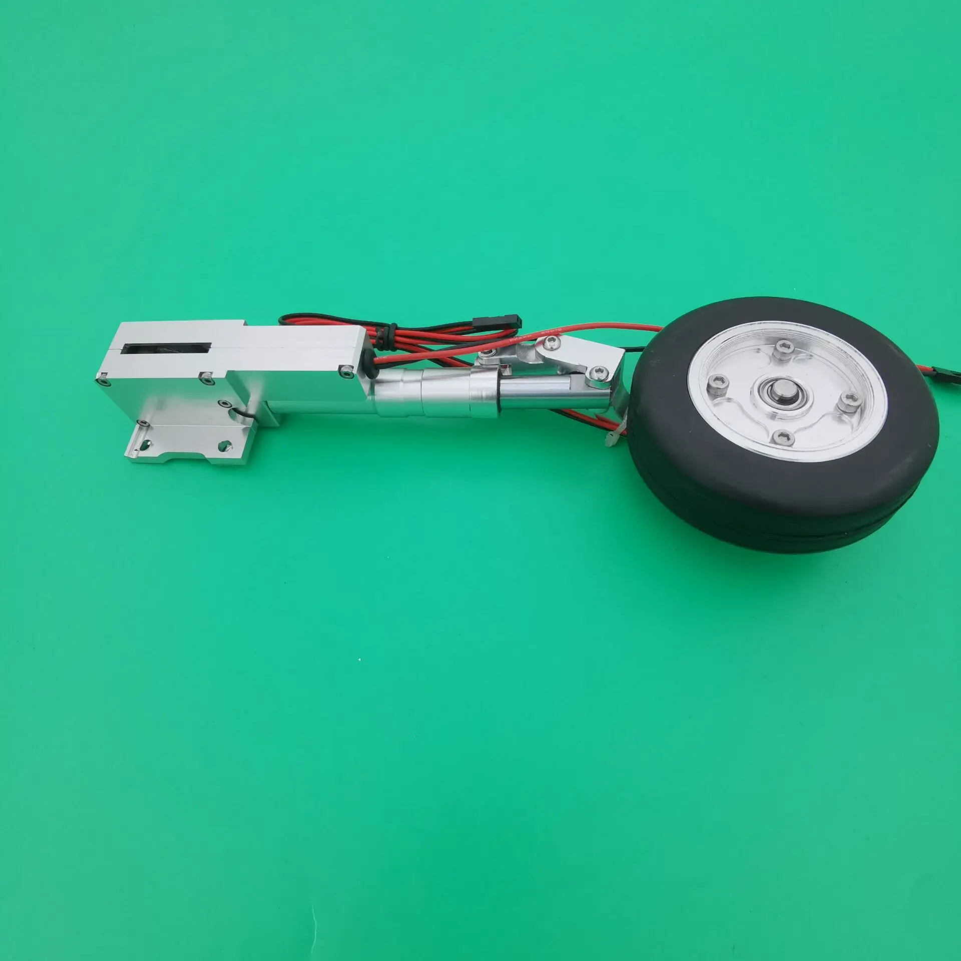 retract gear with electric brake for rc airplane turbine jet 6 to 10KG class CNC Anti Vibration Landing system