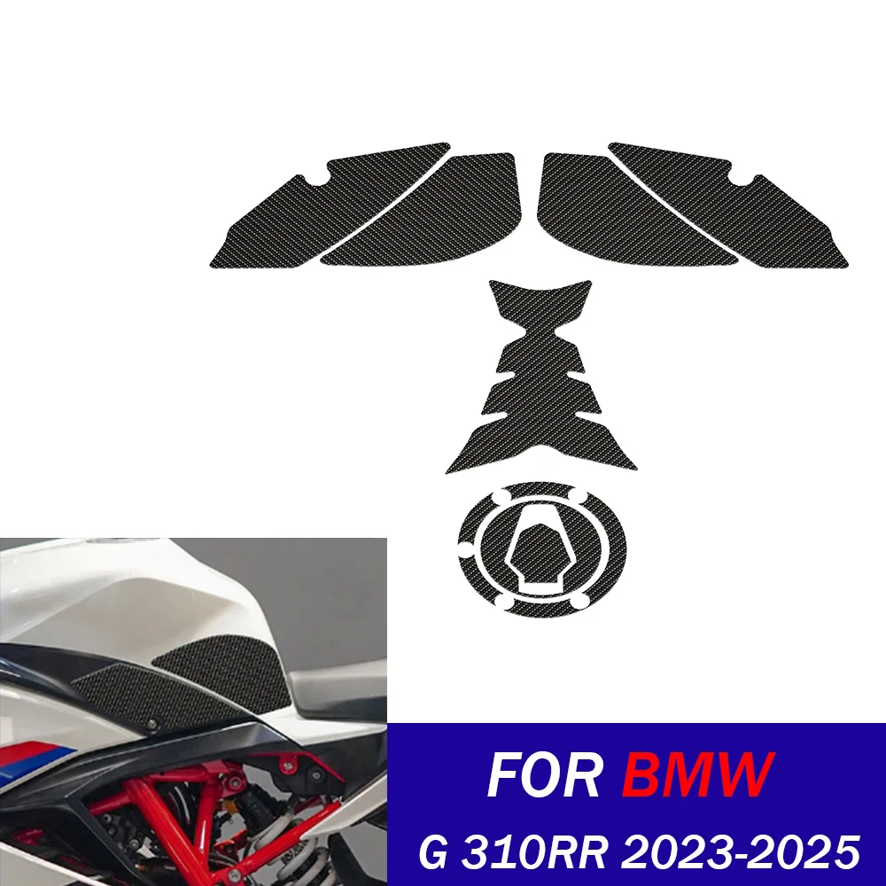 

Для G310RR наклейки на бак, защита газа для BMW G 310RR 2023 2024 2025 G310 RR, мотоциклетный комплект, аксессуары для защиты колена