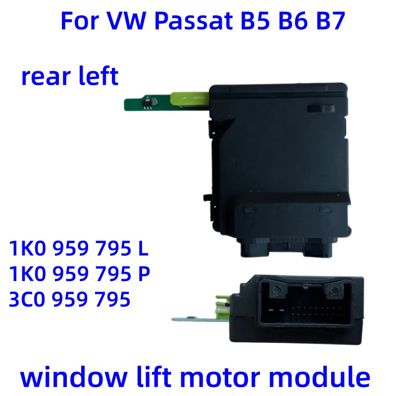 1K0959794L 1K0959795L 1K0959794Q 1K0959795Q 3C0959794 3C0959795 Raamheffermotor module voor VW Passat B5 B6 B7 CC NIEUW