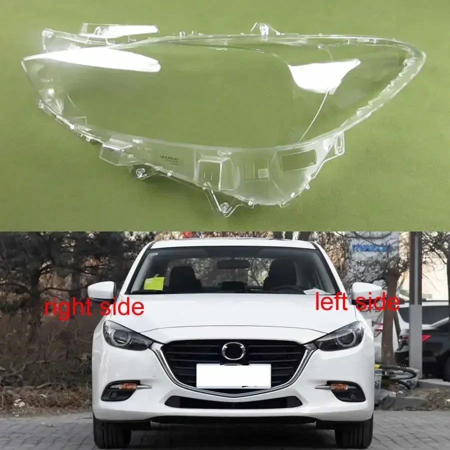 

For Mazda 3 Axela 2017 2018 2019 Xenon Headlight Cover Lens Headlamp Shell Transparent Replace Original Lampshade Plexiglass