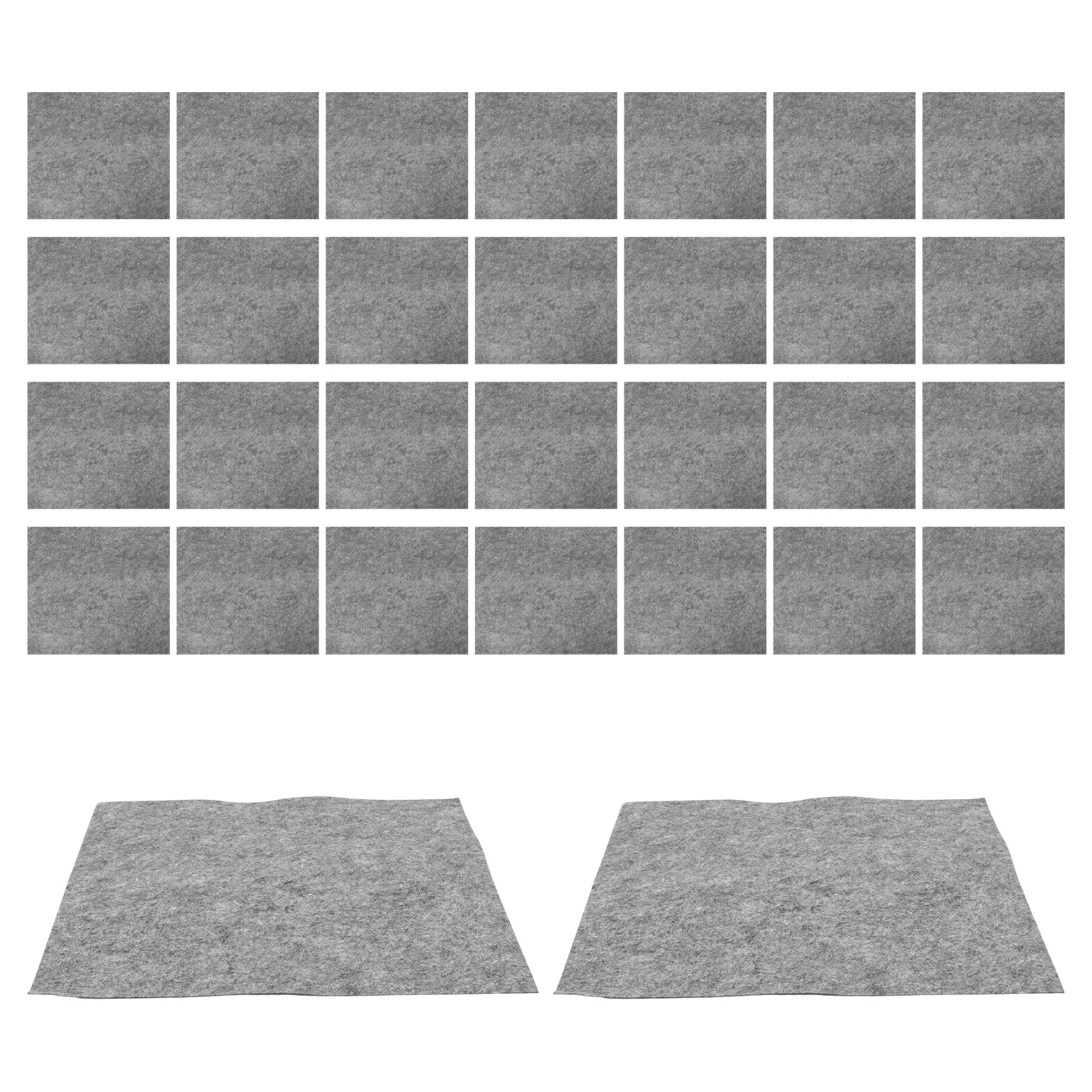 

30pcs Disposable Pet Bird Cage Pads Water Absorbent Felt Liners For Parrot Rabbit Chicken Precut Mats Cage Accessories