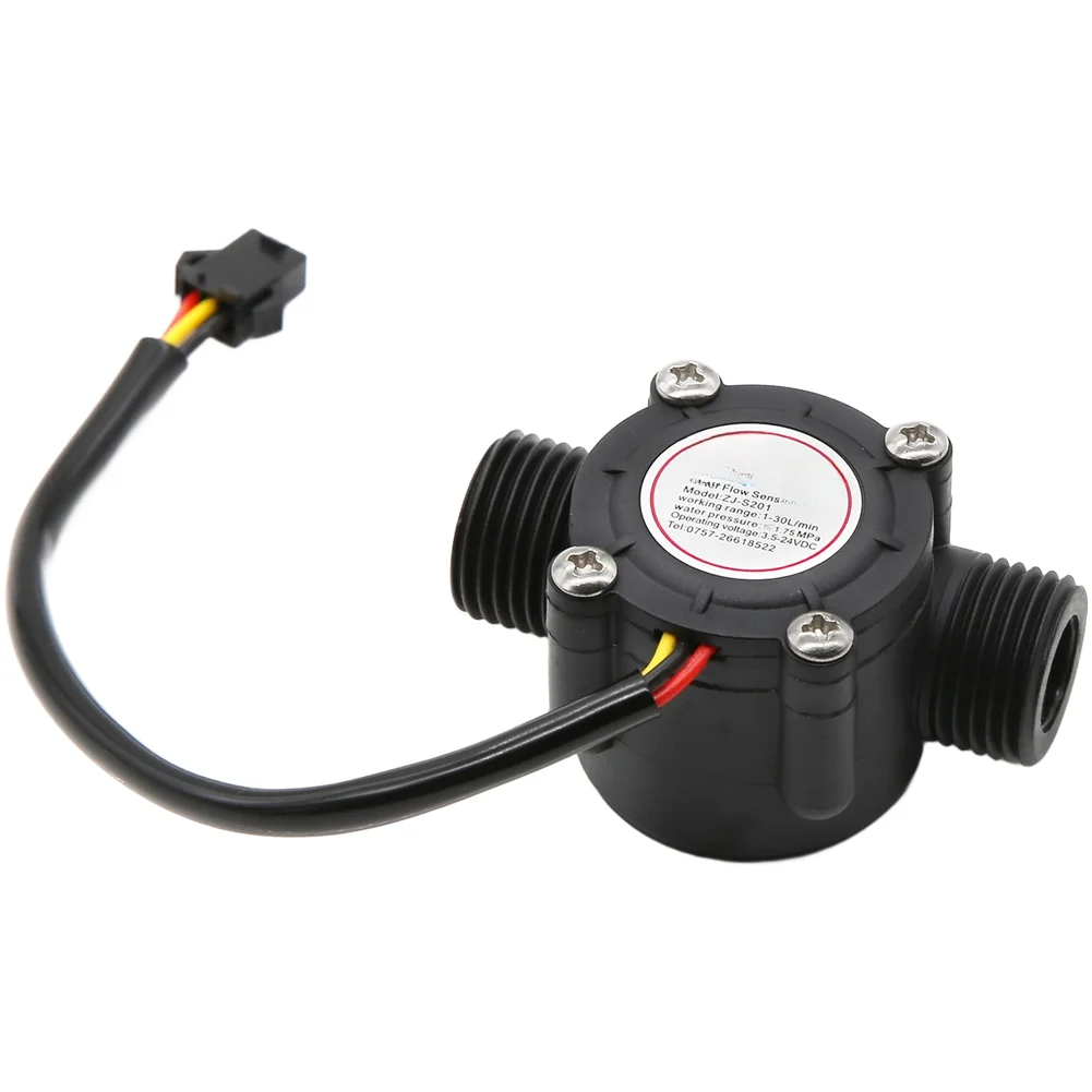 High Accuracy Water Flow Sensor S201 For Water Heater Water Dispensers G1/ For 2 (four-point) Threaded Connection Flow Meter
