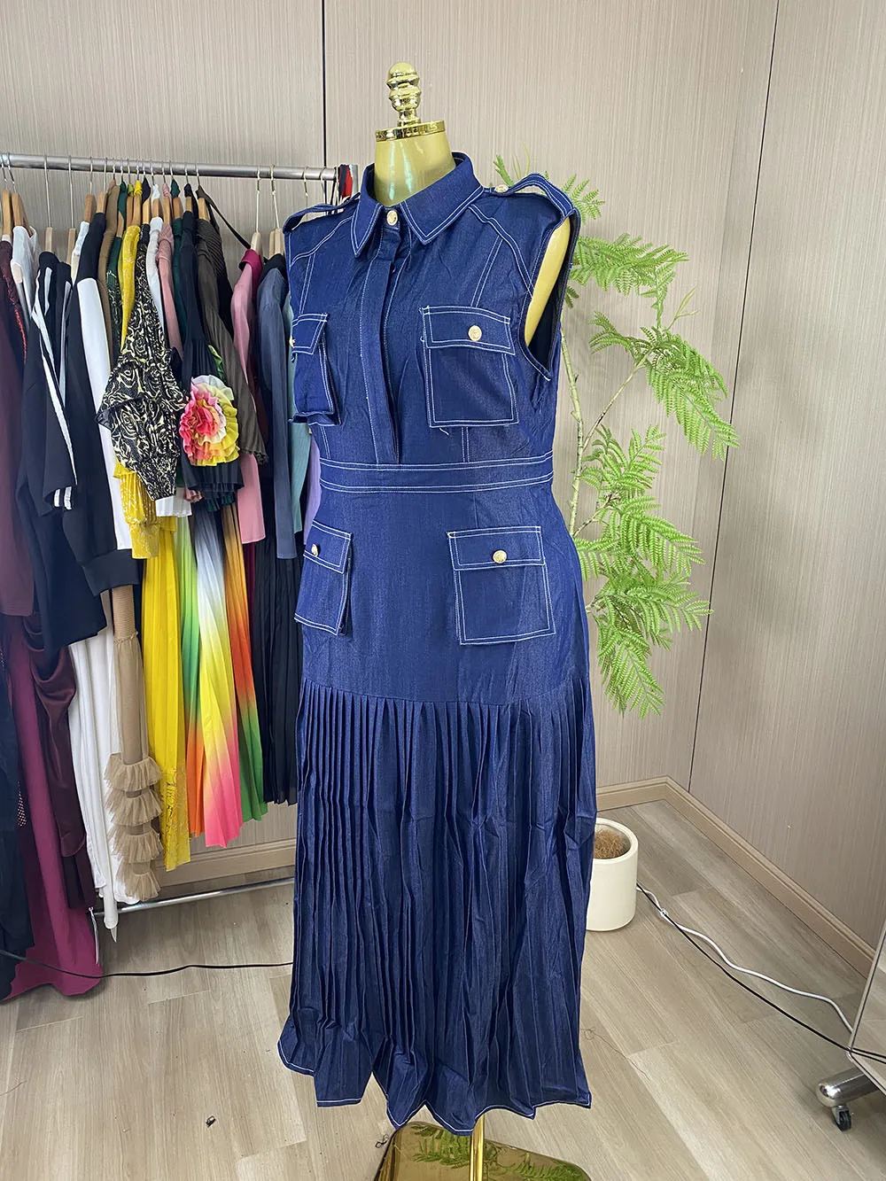 Elegant Pleated Skirt for Summer Parties, Hooded Sleeves, Plus Size, Ruffled Waistline, Sweet Pleats-GZXX271