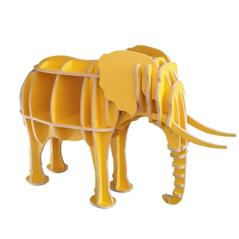 Mesa criativa elefante decoração estante modelagem animal estantes jardim de infância roupa macia decoração janela modelo decoração do quarto