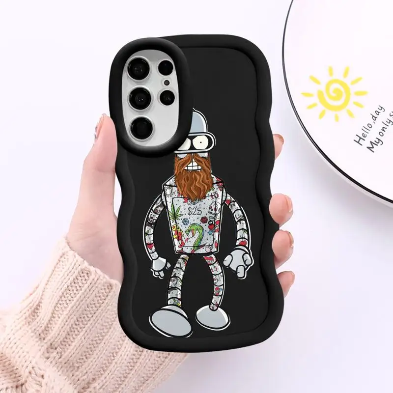 Disney Futurama Benders Phone Case For Samsung Galaxy S24 S22 Ultra S23 S21 S20 FE Hard Matte Shell Protective Cover Fundas