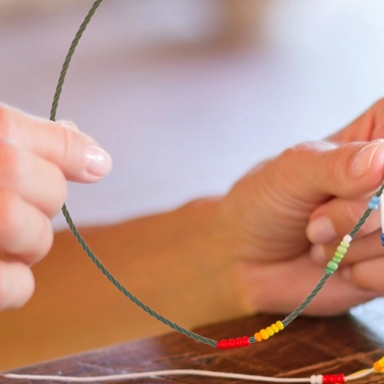 

5pcs Hair Tie Accessories Diy Rope 5M Stretch Cord For Jewelry Making Beading String Elastic Bracelet Cord Necklace Craft Thread