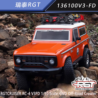 RGT 1:10 136100V3FD 4WD Jimny Fierce Horse Bronco 2.4G 4CH Four-Wheel Simulated Climbing Car Off-Road Vehicle Remote Control Car