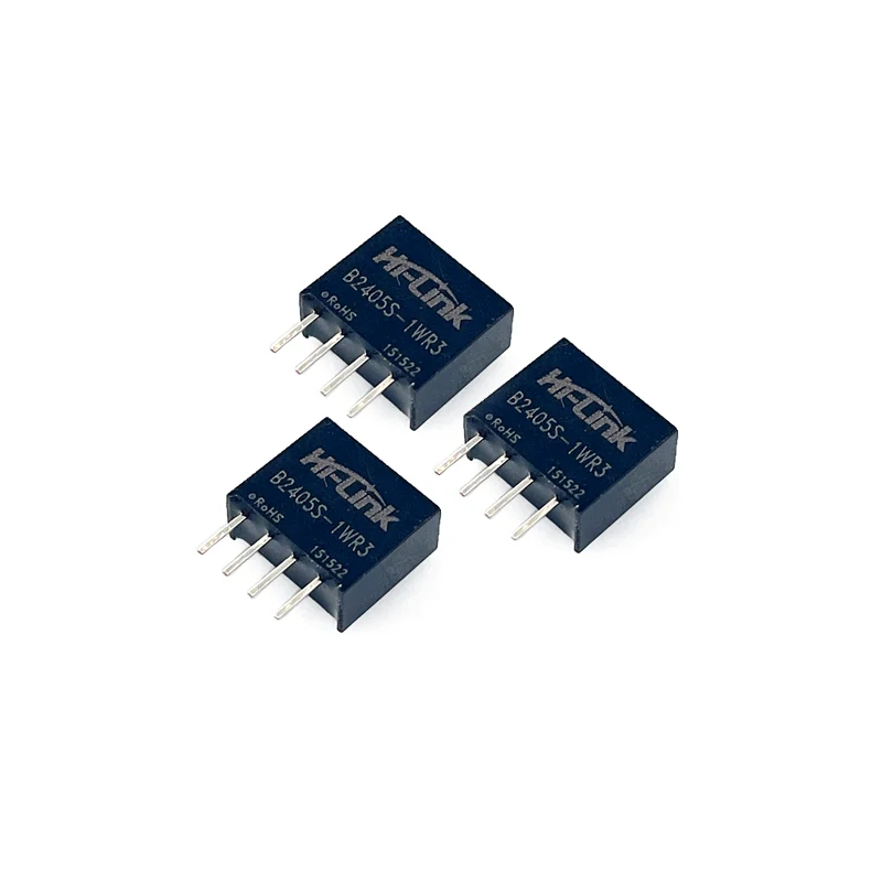 Hi-Link B24_S-1WR3 1W 3.3V/5V/9V/12V/15V/24V DC-DC Single Output Power Converter Module 21.6-26.4V