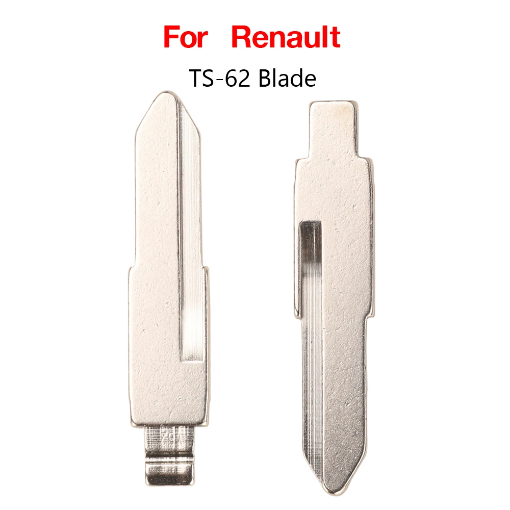 

jingyuqin 10pcs Car Remote Blank Key Blade For Renault #TS-62 Y62 KD VVDI JMD Remote Key Blade Replacement