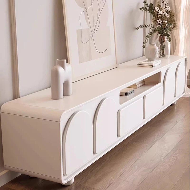 French Luxury Tv Stand Bedroom Vintage Coffee Table Shelf Tv Stand White Cheap Rack Suspenso Para Sala Para Tv Home Furniture