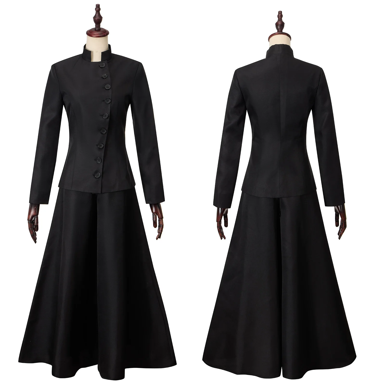 Juice Lydia Cosplay Costume Black Long Dress Cosplay Costume Fancy Dress Halloween Costumes