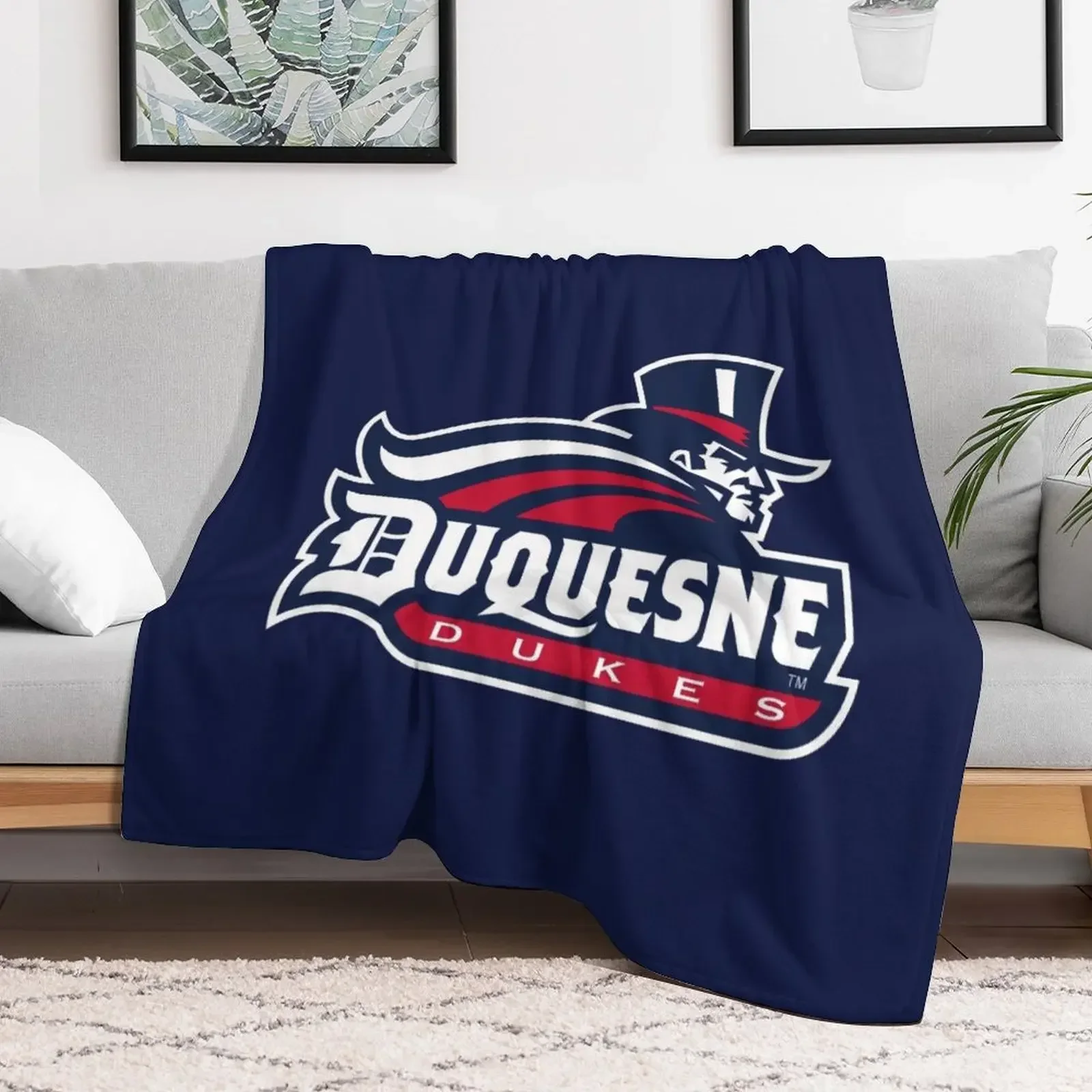 

the dukes logo Throw Blanket Decorative Sofas Thins Extra Large Throw Blankets